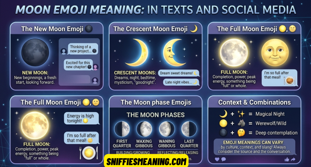 Moon Emoji Meaning: What the Moon Emoji Really Means in Texts and Social Media