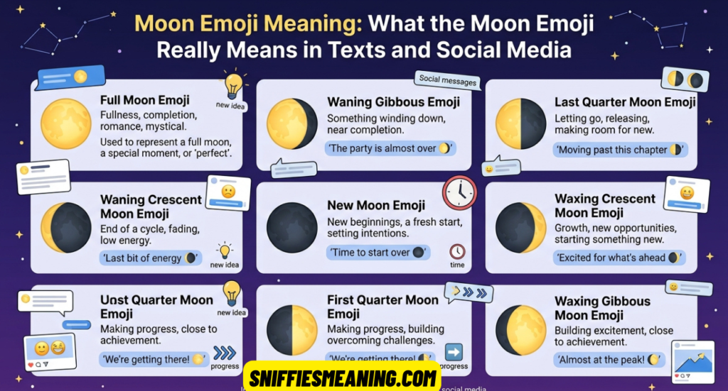 Moon Emoji Meaning: What the Moon Emoji Really Means in Texts and Social Media