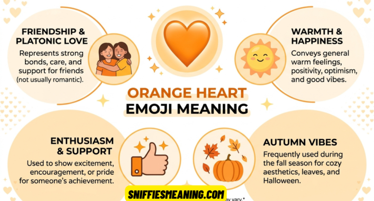 Orange Heart Emoji Meaning and Its Responses 🧡: Complete Guide