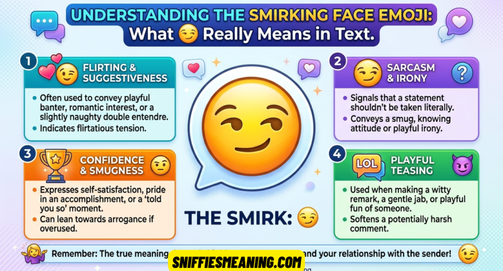 Smirking Face Emoji Meaning: What 😏 Really Means in Text