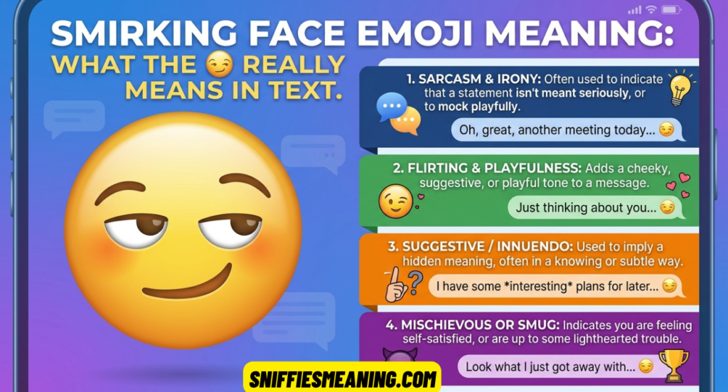 Smirking Face Emoji Meaning: What 😏 Really Means in Text