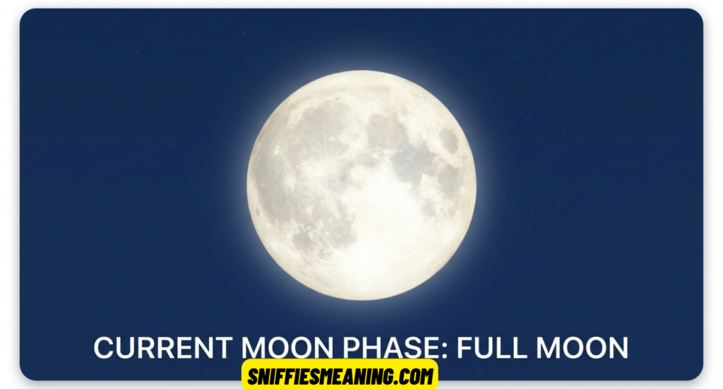 What Is the Current Phase of the Moon as an Emoji?