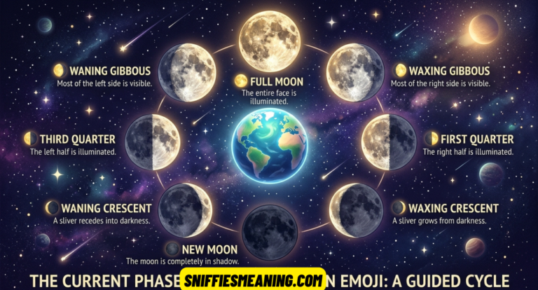 What Is the Current Phase of the Moon as an Emoji?
