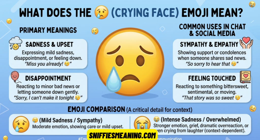 Crying Face Emoji Meaning: What 😢 Really Means in Texts, Chats, and Social Media