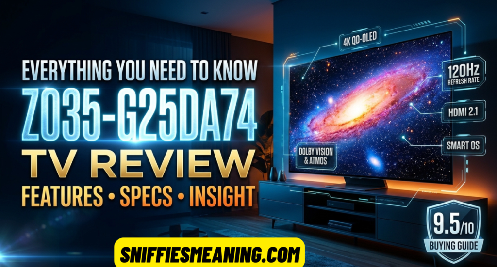 Everything You Need to Know About ZO35-G25DA74 Model TV – Features, Specs, & Review