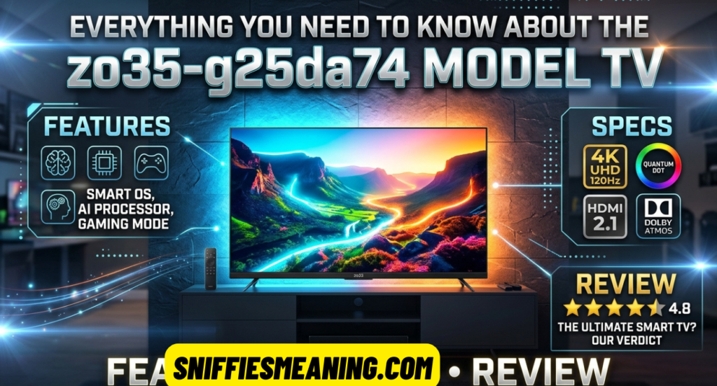 Everything You Need to Know About ZO35-G25DA74 Model TV – Features, Specs, & Review