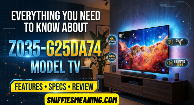 Everything You Need to Know About ZO35-G25DA74 Model TV – Features, Specs, & Review