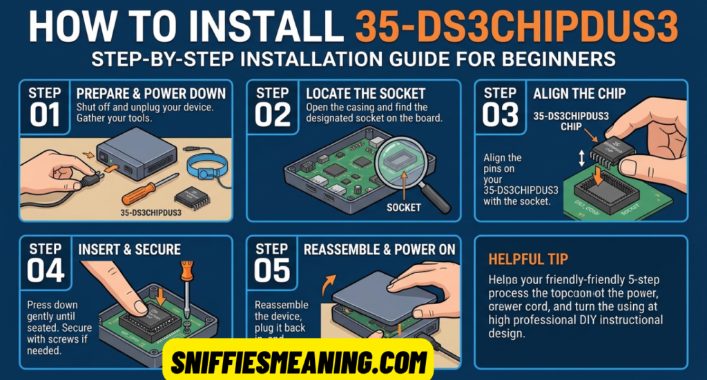 How to Install 35-ds3chipdus3: Step-by-Step Installation Guide for Beginners