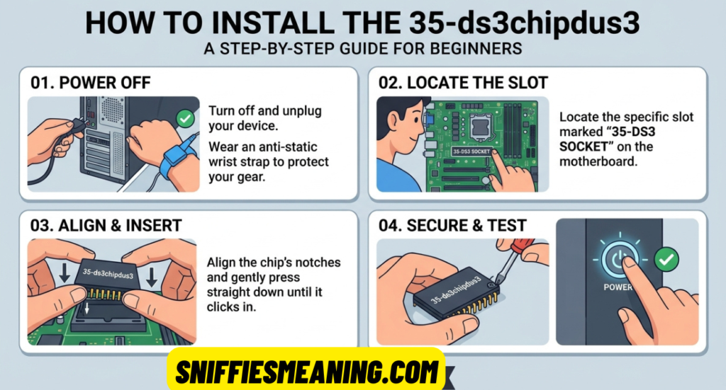 How to Install 35-ds3chipdus3: Step-by-Step Installation Guide for Beginners