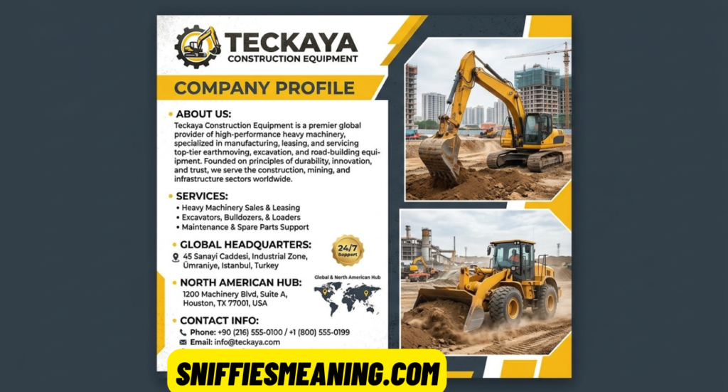 Teckaya Construction Equipment Address, Contact Info & Company Profile