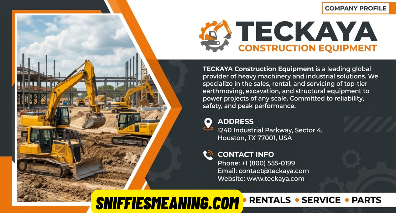 Teckaya Construction Equipment Address, Contact Info & Company Profile