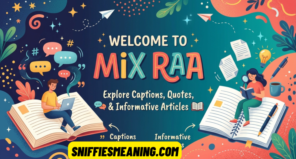 Welcome to Mix Raa: Explore Captions, Quotes, and Informative Articles