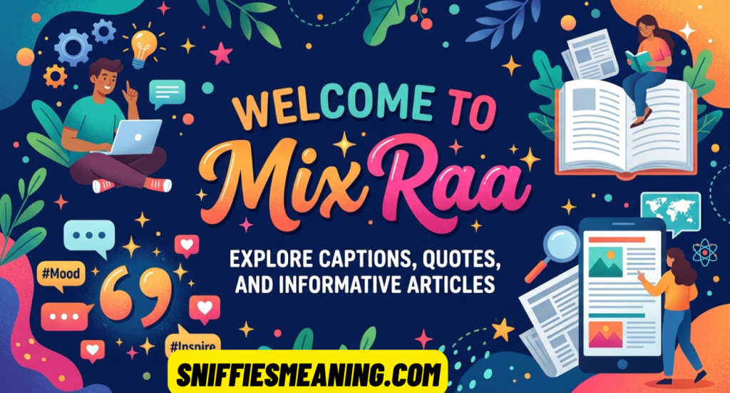 Welcome to Mix Raa: Explore Captions, Quotes, and Informative Articles